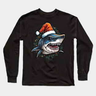 Shark Christmas Long Sleeve T-Shirt